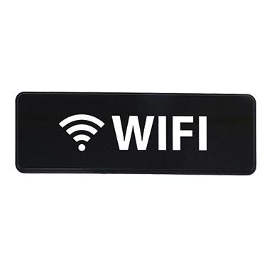 Winco SGN-330 Information Signs, 9"W X 3"H, Wifi