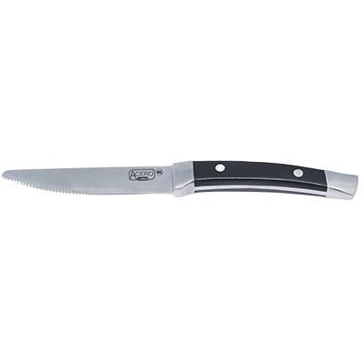 Winco SK-22 Acero Gourmet Steak Knives (Round-Tip), 12-Piece Bulk Pack