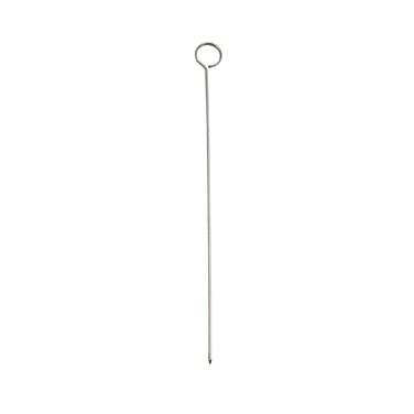 Winco SKO-12 Skewer, 12", Oval, Flat Needle, Stainless Steel