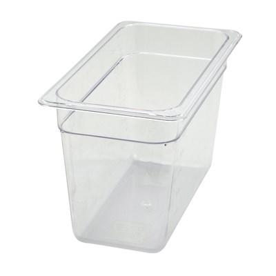 Winco SP7308 Polycarbonate Food Pan, 1/3 Size, 7-3/4"