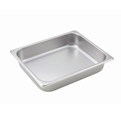 Winco SPH2 Half Size Steam Pan 2-1/2" Deep