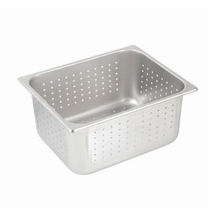 Winco SPHP6 Perforated Half Size Table Pan 6"