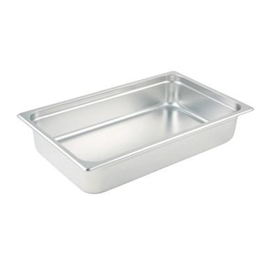 Winco SPJP-104 Full Size Anti-Jam Steam Pan 4" Deep