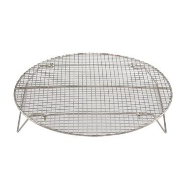 Winco STR-10 Steamer Rack, 10-3/7" Dia, Round, Built-in Feet