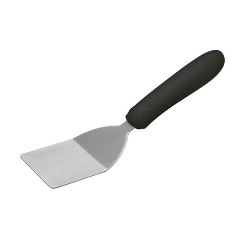 Winco TKP-30 Mini Turner With Offset, Black Polypropylene Handle, 2” X 2-1/4” Blade