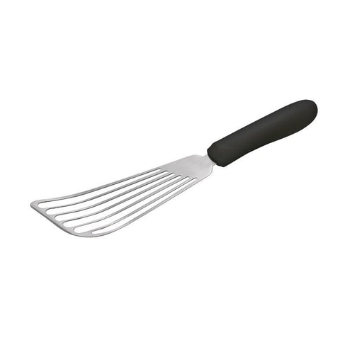 Winco TKP-60 Fish Spatula, Black Polypropylene Handle, 6-3/4” x 3-1/4” Blade