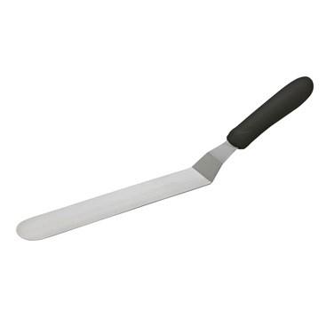 Winco TKPO-9 Spatula With Offset, Black Polypropylene Handle, 8-1/2” X 1-1/2”