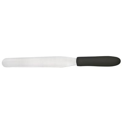 Winco TKPS-7 Bakery Spatula, Black Polypropylene Handle, 7-15/16” x 1-1/4”