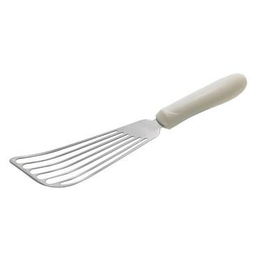 Winco TWP-60 Fish Spatula, White Polypropylene Handle, 6-3/4” X 3-1/4” Blade