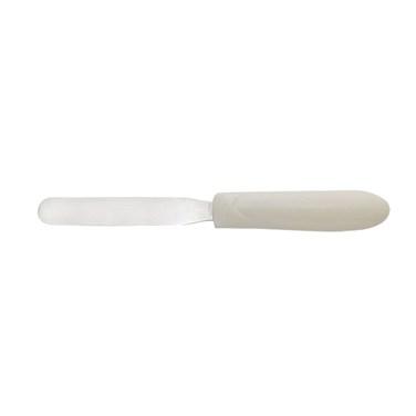 Winco TWPS-4 Bakery Spatula, White Polypropylene Handle, 4” X 3/4”