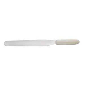 Winco TWPS-9 Bakery Spatula, White Polypropylene Handle, 10” X 1-3/8”