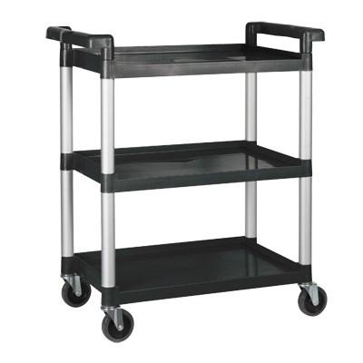 Winco UC-2415K Utility Cart, 3 Tiers, Black