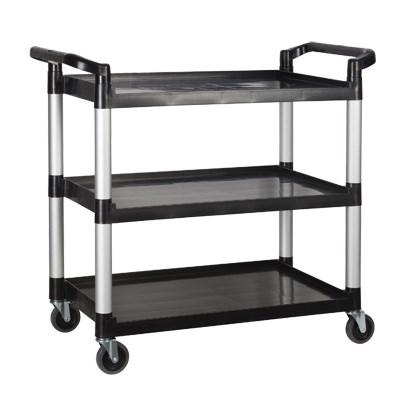 Winco UC-3019K Utility Cart, 3 Tiers, Black
