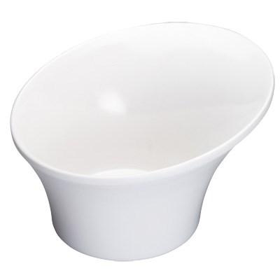 Winco WDM004-201 Priscila Melamine Angled Bowl, 6-1/2"