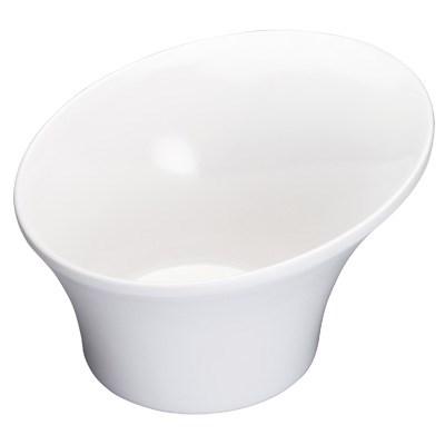 Winco WDM004-202 Priscila Melamine Angled Bowl, 7-1/4"