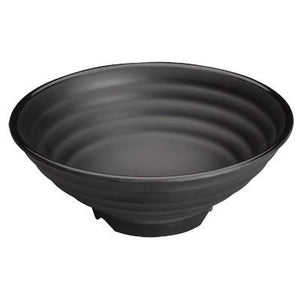 Winco WDM012-301 Kumata Melamine Bowl, Black, 8"