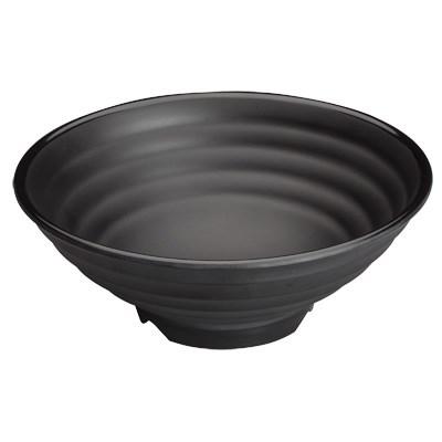 Winco WDM012-305 Kumata Melamine Bowl, Black, 13-1/2"