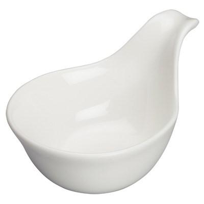 Winco WDP021-110 Mescalore 3" Dia X 2" H Porcelain Saucer, Bright White