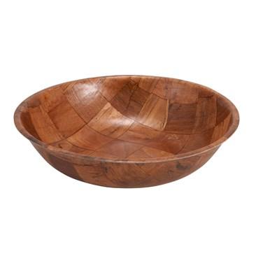 Winco WWB-8 Salad Bowl - 8"Dia., Wood