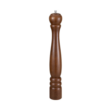 Winco WPM-18 Pepper Mill, 18"H, zinc alloy grinder, rubberwood