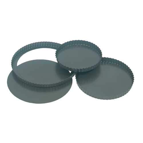 Fox Run 4435 loose bottom quiche pan, 10"