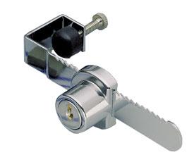 Component Hardware P22-0006 Sliding Door Lock, Adjustable, Chrome Finish