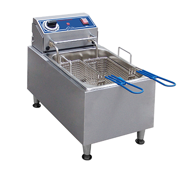 Globe PF10E Fryer, electric, countertop, 10 lbs. oil capacity, 120v/60/1-ph