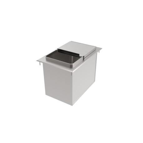 GSW USA IB2018 Stainless Steel Drop-In Ice Bin 18 x 20 x 14 (50lb Cap.)