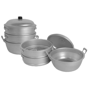 Thunder Group ALST011 Steamer Set 19"D x 22.62"H