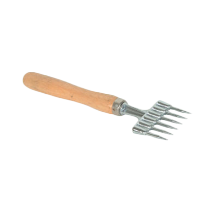 Thunder Group IRCP008 9" Carbon Steel Ice Chipper w/ Wooden Handle