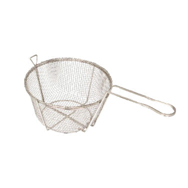 Winco FBR-8 Fry Basket 8-1/2" Dia. x 4-1/4"H Round