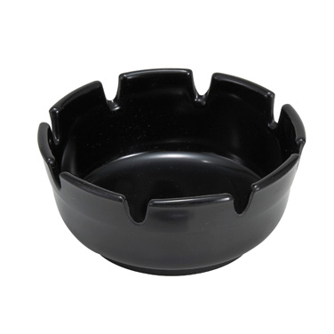 Winco MAS-4K Ashtray Black, Pack of 1 Dozen