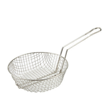 Winco MSB-12 Culinary Basket 12" Dia. x 3"D Round Coarse Mesh