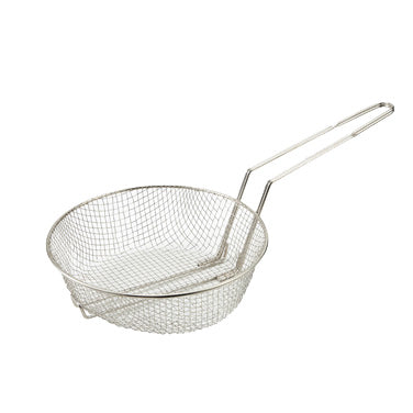 Winco MSB-12M Culinary Basket 12" Dia. x 3"D Round Medium Mesh