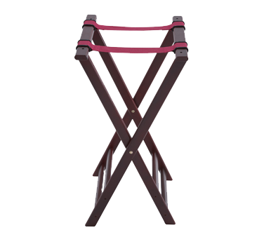 Winco TR-34W Tray Stand, Mahogany Finish